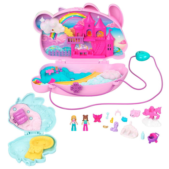 Polly Pocket Coffret 2 en 1 Lapin avec 2 figurines et 12 accessoires Polly Pocket Coffret 2 en 1 Lapin avec 2 figurines et 12 accessoires