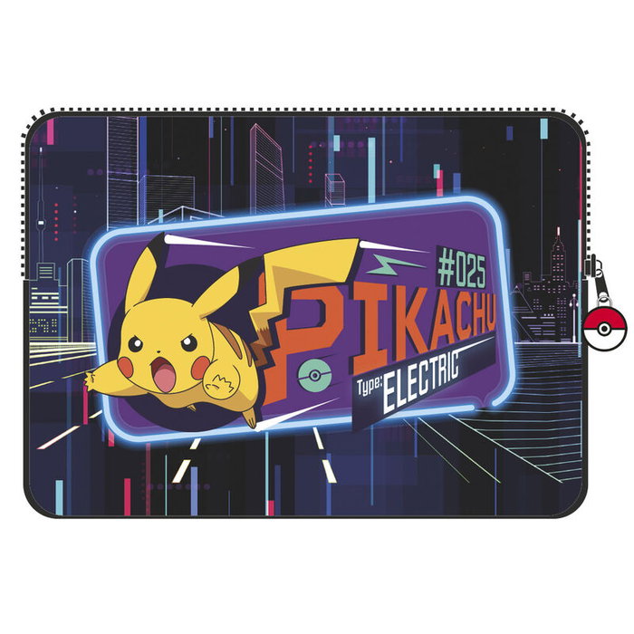 CYP BRANDS Housse pour Ordinateur Portable Neopreno Noir Acoolé Protection avec Motif Pikachu Pokémon - Dimensions 36 x 26 cm CYP BRANDS Housse pour Ordinateur Portable Neopreno Noir Acoolé Protection avec Motif Pikachu Pokémon - Dimensions 36 x 26 cm