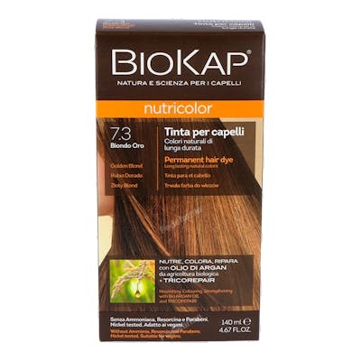 Biokap Nutricolor 7.3 Rubio Dorado 140 ml