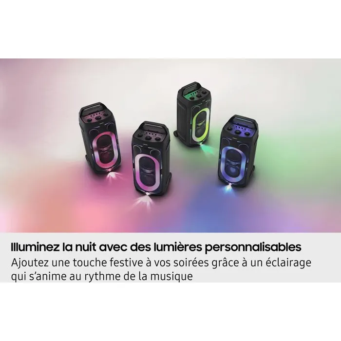 Samsung Sound Tower MX-ST50F/XE, Enceinte Bluetooth 240 W, Noir