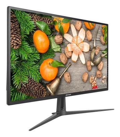 Hikvision DS-MT32F - Moniteur professionnel de contrôle 32 pouces Full HD (IPS LED, 60Hz, 350 cd/m², HDMI/VGA/DVI, USB, VESA) pour surveillance 24/7