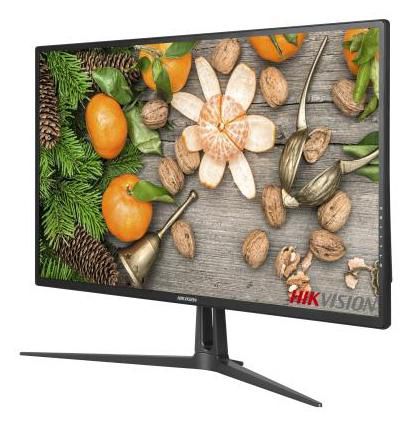 Hikvision DS-MT32F - Moniteur professionnel de contrôle 32 pouces Full HD (IPS LED, 60Hz, 350 cd/m², HDMI/VGA/DVI, USB, VESA) pour surveillance 24/7
