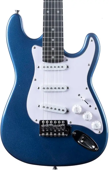 EKO Guitare Électrique Starter ST100 Format 3/4 Type Stratocaster Bleu Métallisé