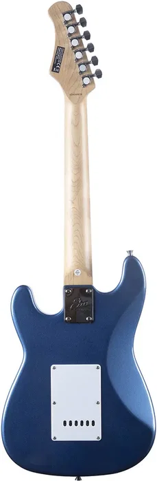 EKO Guitare Électrique Starter ST100 Format 3/4 Type Stratocaster Bleu Métallisé