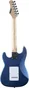 EKO Guitare Électrique Starter ST100 Format 3/4 Type Stratocaster Bleu Métallisé