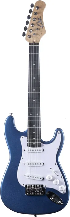 EKO Guitare Électrique Starter ST100 Format 3/4 Type Stratocaster Bleu Métallisé