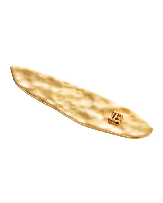 Balmain Barrette Printemps Leaf Or Balmain Barrette Printemps Leaf Or