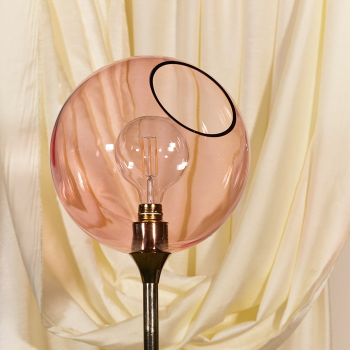 Lampe de sol Ballroom Rose E27 sans ampoule