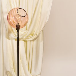 Lampe de sol Ballroom Rose E27 sans ampoule