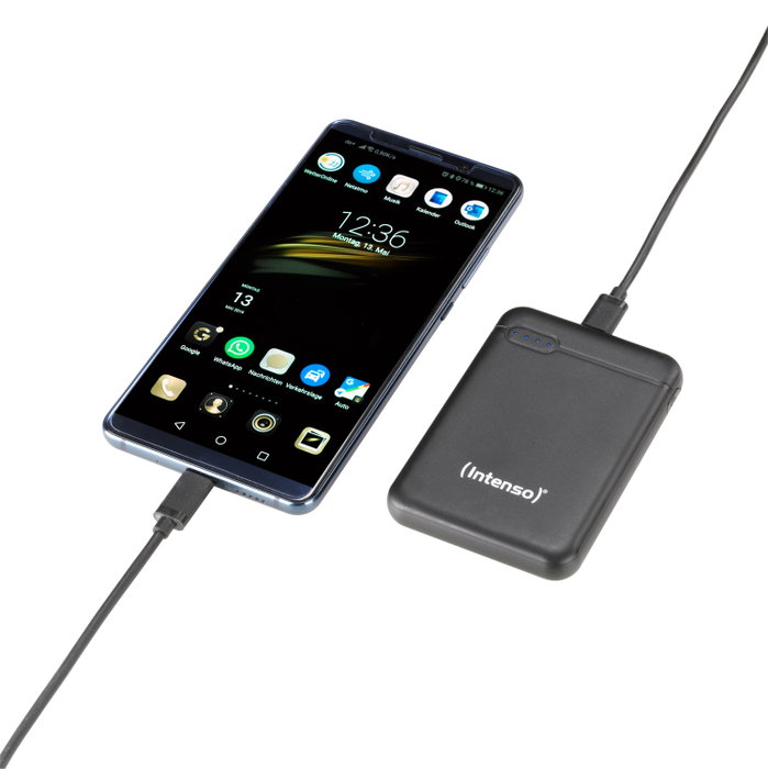 Intenso Powerbank XS5000 5000 mAh Noir avec écran LED et double port USB Intenso Powerbank XS5000 5000 mAh Noir avec écran LED et double port USB