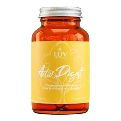 LOV NATURAL SOLUTIONS Activ Digest 30 Capsules Complément Alimentaire Digestion Mélisse Réglisse LOV NATURAL SOLUTIONS Activ Digest 30 Capsules Complément Alimentaire Digestion Mélisse Réglisse