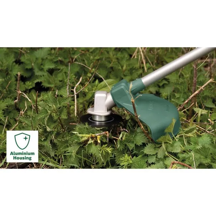 Bosch AFS 23-37 Débroussailleuse Électrique 1000W avec Bobine de Fil et Lame de Coupe pour Gazon, Herbes et Ronces