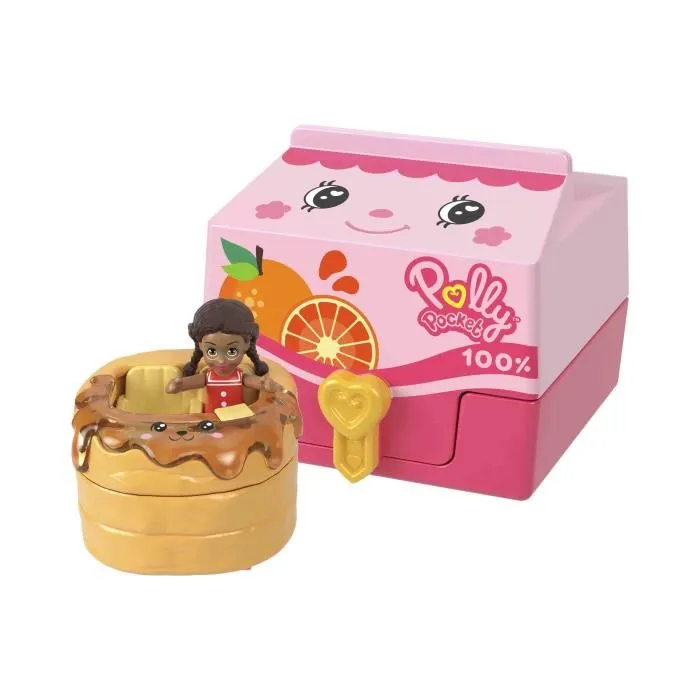 Polly Pocket - Coffret Multifacettes Voitures Et Mini-Figurines JCR44 Modèle Aléatoire, Figurine Surprise, 3 Accessoires, Jeu Enfant Dès 4 Ans