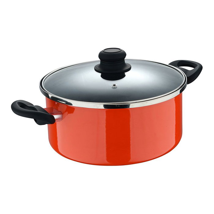 Casserole avec Couvercle San Ignacio valencia experto Orange Ø 24 cm Casserole avec Couvercle San Ignacio valencia experto Orange Ø 24 cm