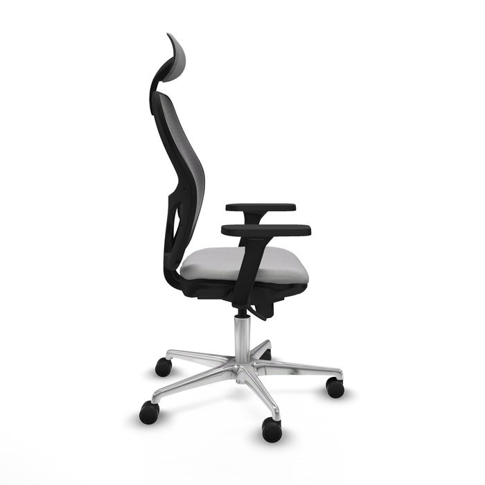 Piqueras y Crespo Chaise de Bureau avec Appui-tête 3D086N1 Gris clair Piqueras y Crespo Chaise de Bureau avec Appui-tête 3D086N1 Gris clair