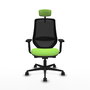 Chaise de Bureau avec Appui-tête Mardos traslack bali Piqueras y Crespo D036N2H Pistache