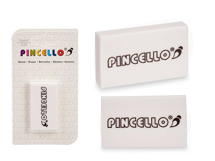 Pincello Grosse Gomme à Effacer Blanche 9 x 16 x 1,5 cm (Set de 36) Pincello Grosse Gomme à Effacer Blanche 9 x 16 x 1,5 cm (Set de 36)