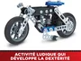 Bandai - Meccano - Kit de Construction Moto - Coffret 5 Modèles à Assembler - 174 Pièces - Jeu Éducatif de Mécanique - APM20103