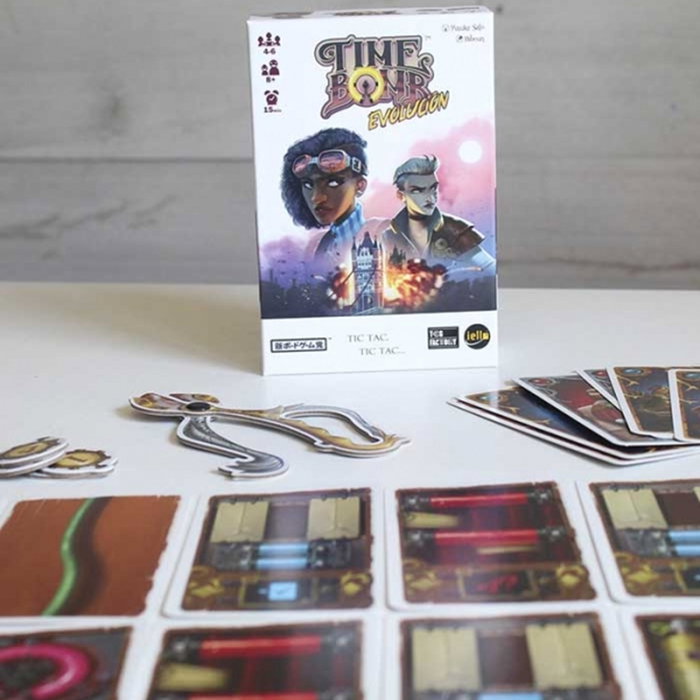 Jeu de Cartes Time Bomb Evolucion - Jeu de Société Rôles Cachés pour 4 à 8 Joueurs dès 8 Ans
