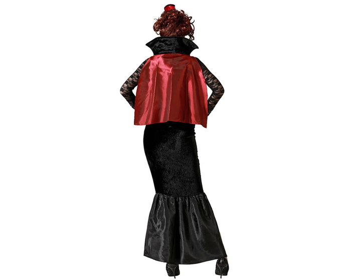 BigBuy Carnival Déguisement Vampiresse avec Robe Noire et Cape XS/S