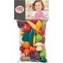 Ecoiffier 997 Sachet Légumes - Ensemble 40 Fruits et Légumes Jouets en Plastique - Dès 18 Mois - Origine France
