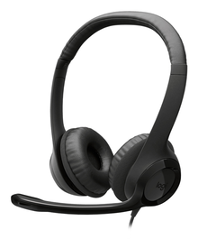 Logitech 981-001576 Casque avec Micro H390 Noir