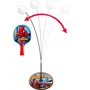 Marvel - Set d'apprentissage Ping-pong 2-en-1 Spider-Man avec filet à ventouses, raquettes, balles et tige flexible 360°
