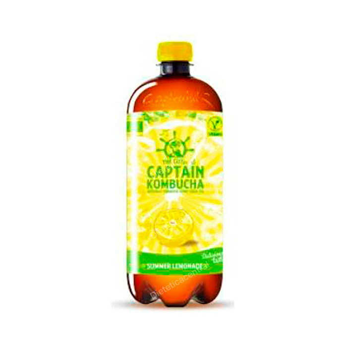 Captain Kombucha édition Limonada 1L - Boisson fermentée rafraîchissante au citron, biologique et végane Captain Kombucha édition Limonada 1L - Boisson fermentée rafraîchissante au citron, biologique et végane