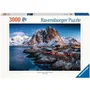 Ravensburger Puzzle 17081 Lofoten Norvège 3000 pièces pour Adultes et Enfants à partir de 12 ans - Vue des fjords avec cabanes de pêcheurs et montagnes enneigées