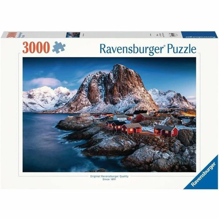 Ravensburger Puzzle Hamnoy Îles Lofoten 3000 pièces Ravensburger Puzzle Hamnoy Îles Lofoten 3000 pièces