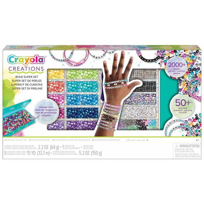 Kit de création de bracelets Crayola Plastique Kit de création de bracelets Crayola Plastique