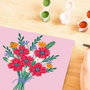 Ravensburger CreArt Peinture par numéros Poppy bouquet 20x20 cm