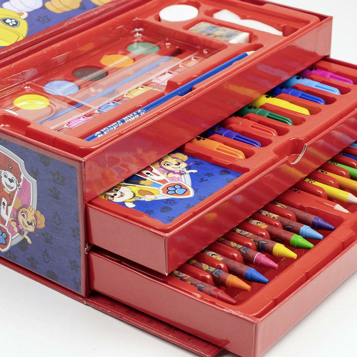 Cerdá Set de Papeterie de Coloriage Maletín Paw Patrol - Bleu foncé
