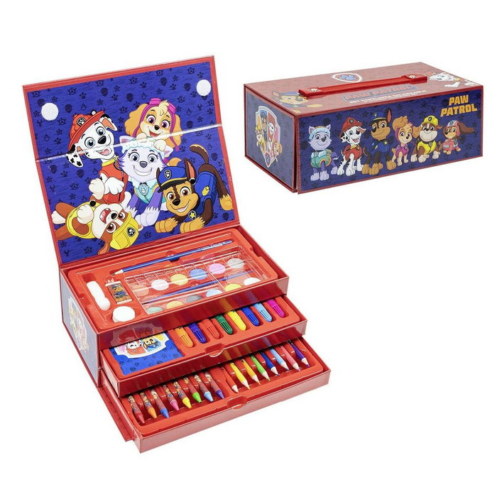 Cerdá Set de Papeterie de Coloriage Maletín Paw Patrol - Bleu foncé