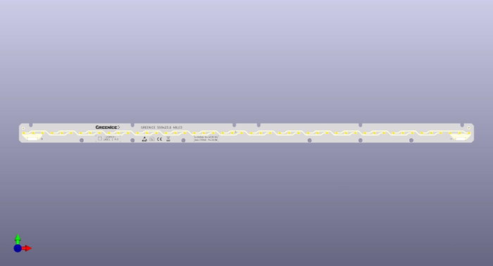 Module LED 559x23,6_48LED 4000K CRI80 L128-E5