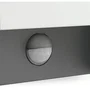 Philips Arbour Applique Murale Extérieure LED avec Détecteur de Mouvement, Blanc Chaud, IP44, Large, en Aluminium Anthracite