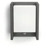 Philips Arbour Applique Murale Extérieure LED avec Détecteur de Mouvement, Blanc Chaud, IP44, Large, en Aluminium Anthracite