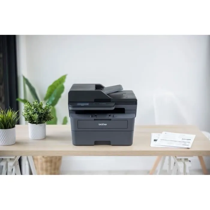 Brother DCP-L2660DW - Imprimante multifonction laser 3-en-1 monochrome avec WiFi, Ethernet, impression recto-verso automatique et chargeur 50 pages