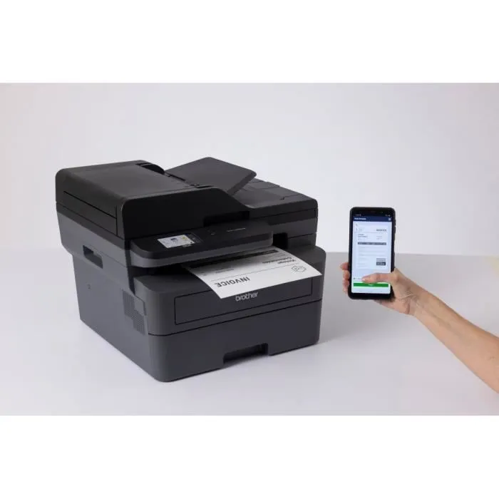 Brother DCP-L2660DW - Imprimante multifonction laser 3-en-1 monochrome avec WiFi, Ethernet, impression recto-verso automatique et chargeur 50 pages