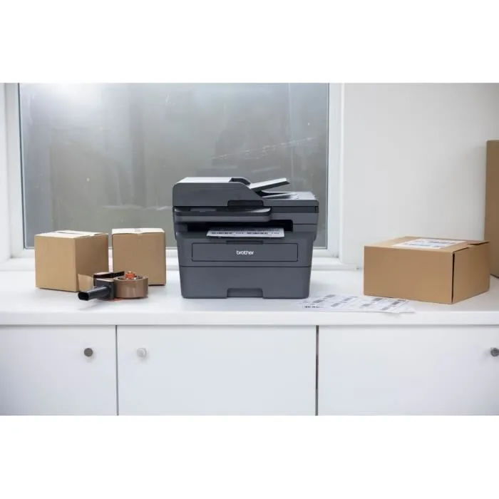 Brother DCP-L2660DW - Imprimante multifonction laser 3-en-1 monochrome avec WiFi, Ethernet, impression recto-verso automatique et chargeur 50 pages