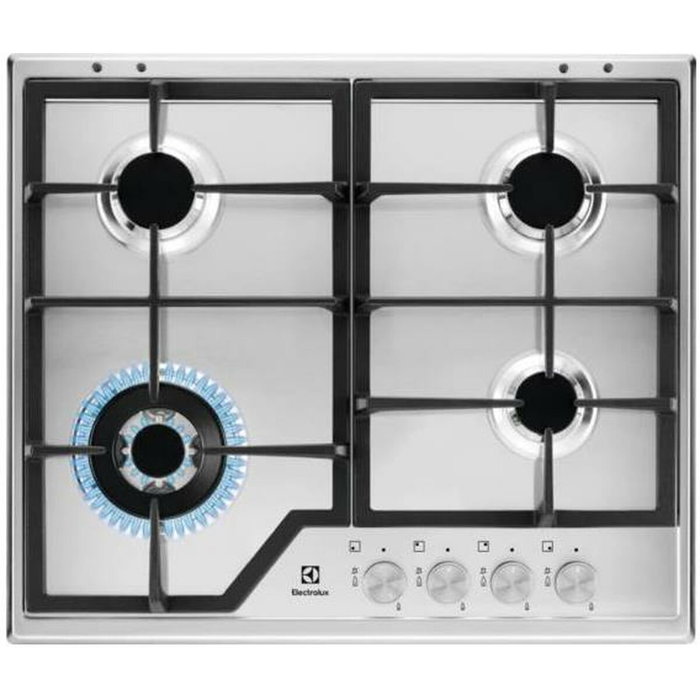 Plaque au gaz Electrolux KGS6436SX 59,5 cm 4000 W Plaque au gaz Electrolux KGS6436SX 59,5 cm 4000 W