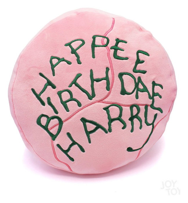 Joy Toy (IT) Harry Potter Coussin Brodé Happy Birthday Joy Toy (IT) Harry Potter Coussin Brodé Happy Birthday