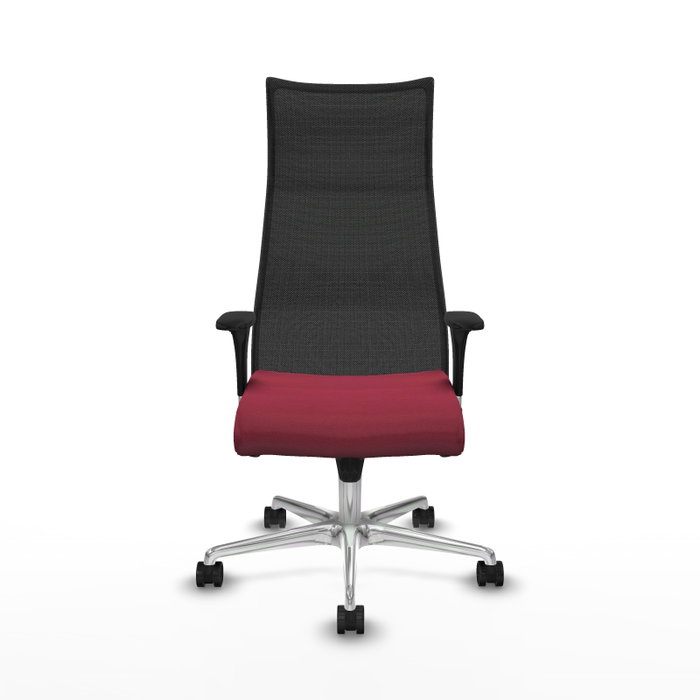 Piqueras y Crespo Chaise de Bureau Albacete XL Bordeaux et Noir