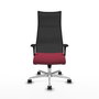 Piqueras y Crespo Chaise de Bureau Albacete XL Bordeaux et Noir
