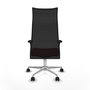 Piqueras y Crespo Chaise de Bureau Albacete XL Bordeaux et Noir