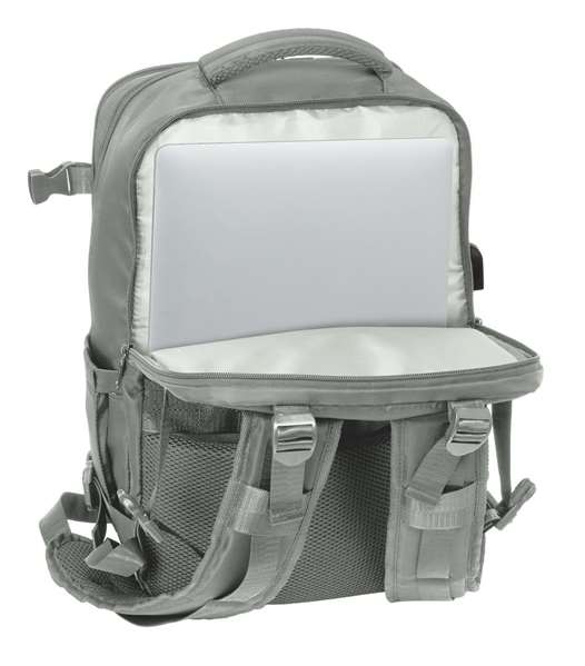 Safta Mochila de voyage cabine portable 15,6 pouces Real Madrid gris 29x44x19 cm pour ordinateur portable