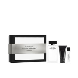 Narciso Rodriguez FOR HER PURE MUSC Estuche Coffret Cadeau Eau de Parfum 100ml + Lotion Corporelle 50ml + Miniature 10ml