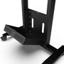 SMS - Support mobile sur roulettes avec boîte de rangement verrouillable, pour écrans jusqu'à 46" et 120 kg max - Noir