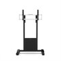 SMS - Support mobile sur roulettes avec boîte de rangement verrouillable, pour écrans jusqu'à 46" et 120 kg max - Noir