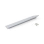 Emuca Lot de 10 poignées pour meubles Torrent, L120mm, entraxe 96mm, Aluminium, Anodisé mat